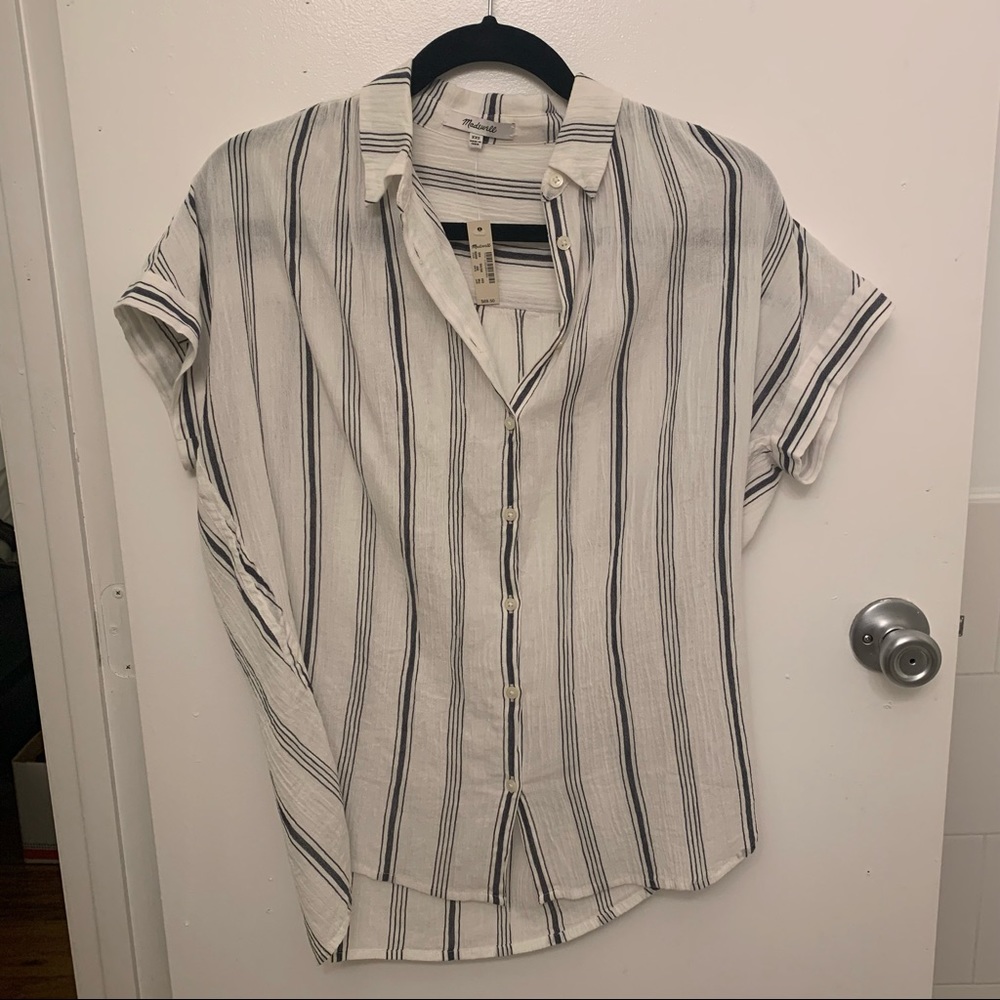 NWT Madewell SS Button Up Shirt